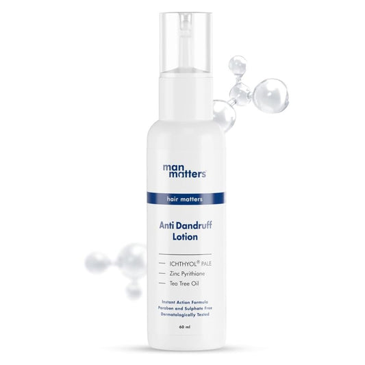 Man Matters Dandruff Removal Lotion With Tea Tree Oil & Zinc - 60 ml