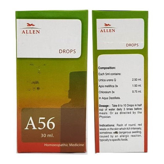 Allen Homeopathy A56 Drops - 30 ml