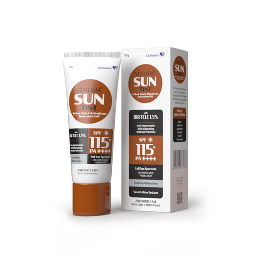 Dr. Reddy's Venusia Sun Tinted Sunscreen Gel SPF 115 - 50 gm