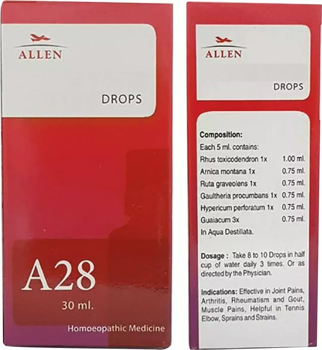 Allen Homeopathy A28 Drops - 30 ml