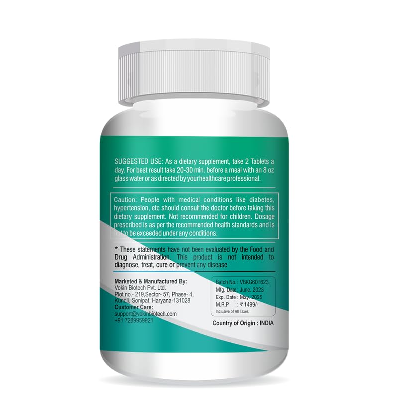 Vokin Biotech Keto Guru 60 Tablets Supplement for Weight Management