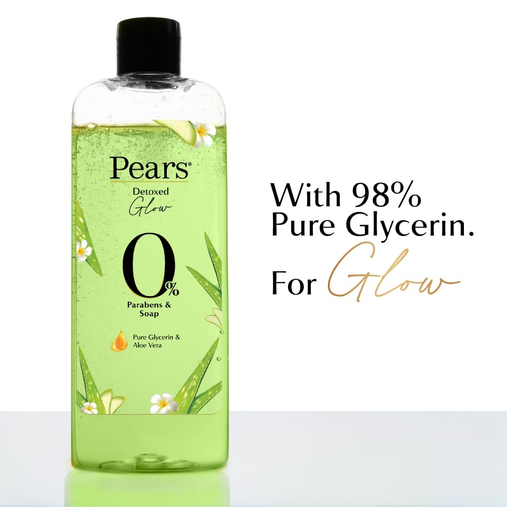 Pears Oil Clear & Glow And Naturale Detoxifying Aloevera Body Wash Combo - Combo