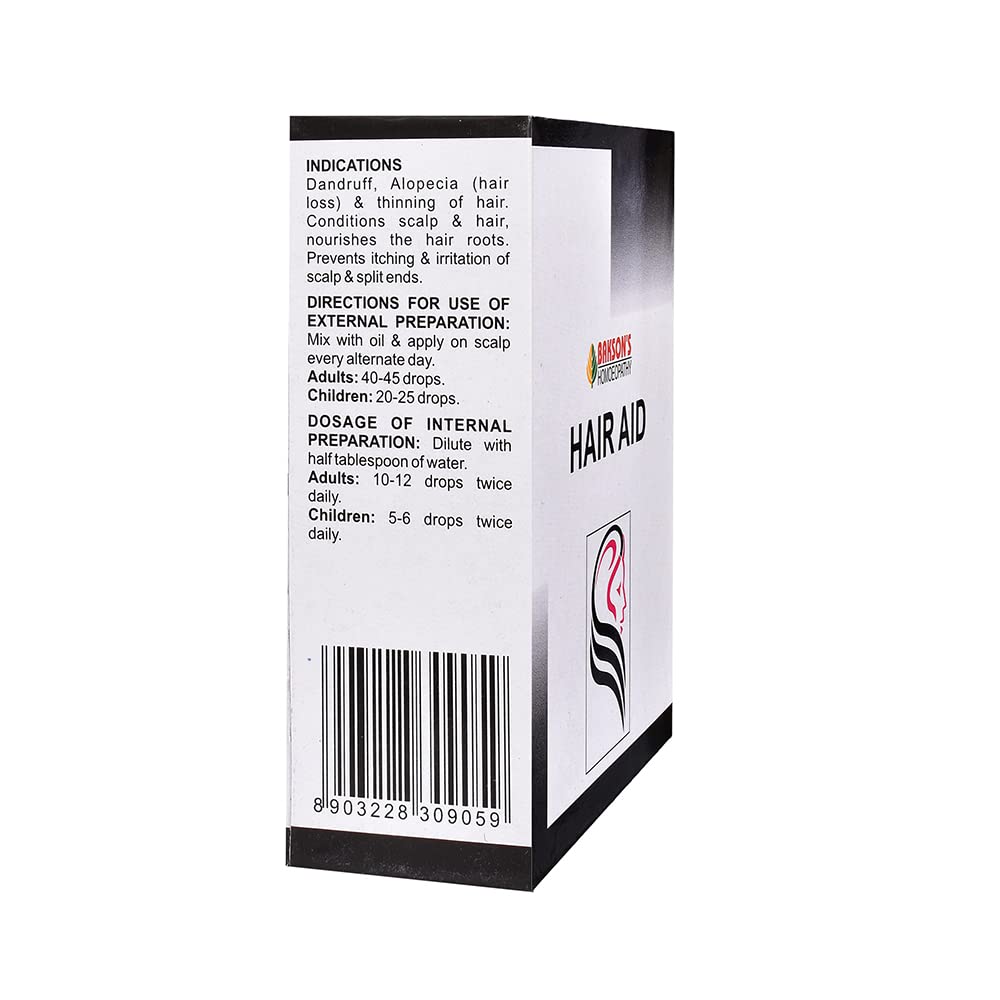 Bakson's Hair Aid Drop (Twin Pack) - 60 ml