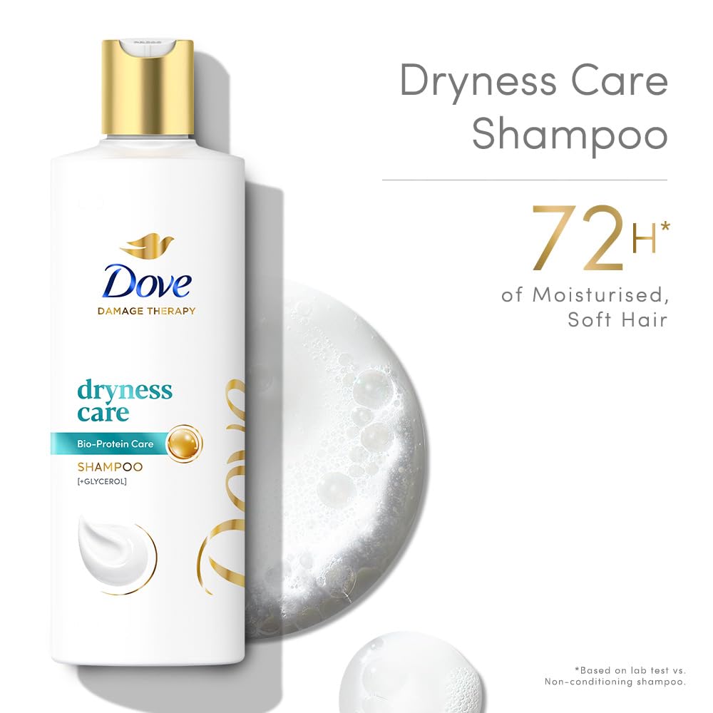 Dove Dryness Care Shampoo For Dry Hair - 340 ml