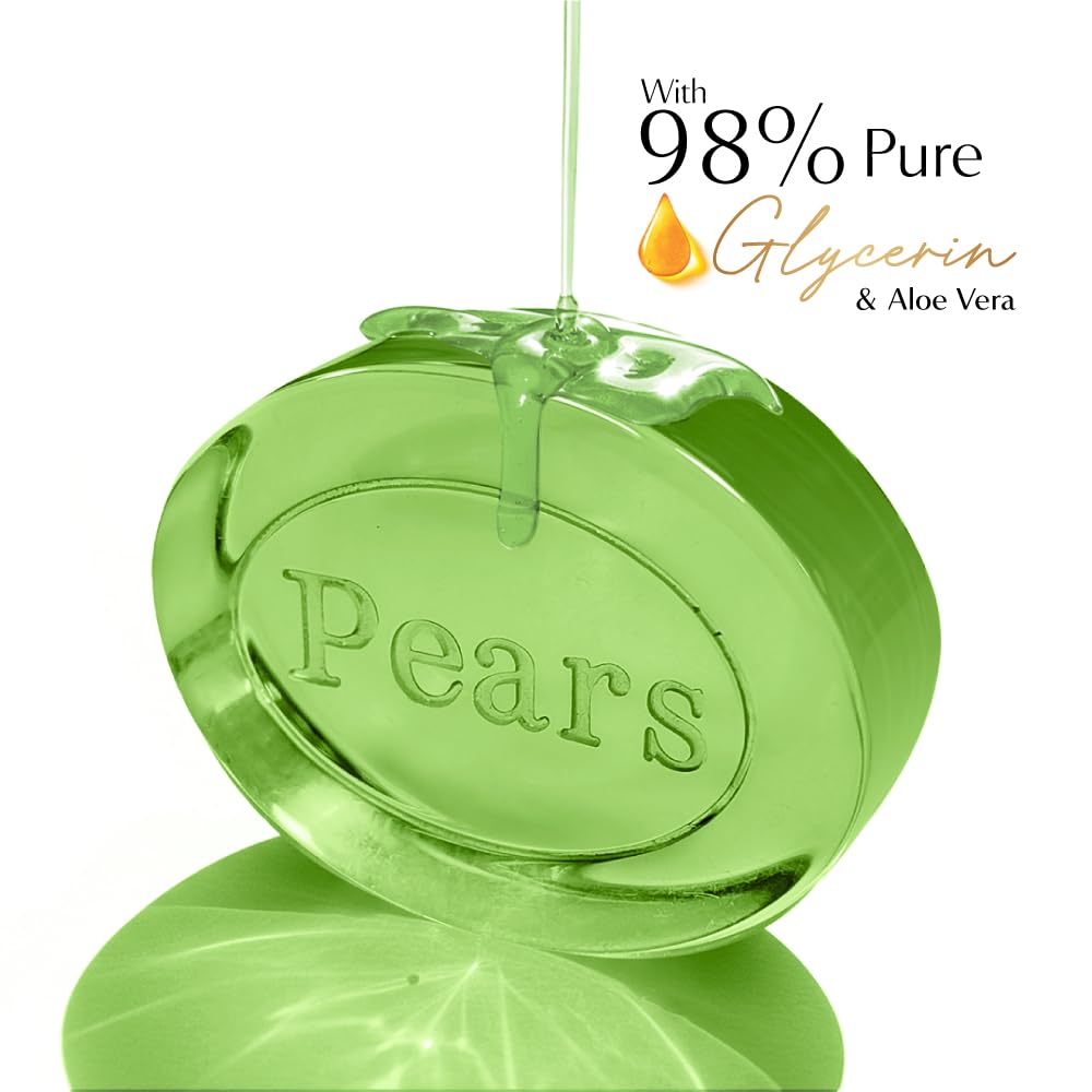 Pears Naturale Aloe Vera Detoxifying Bathing Bar - Pack of 3 - 125 gm