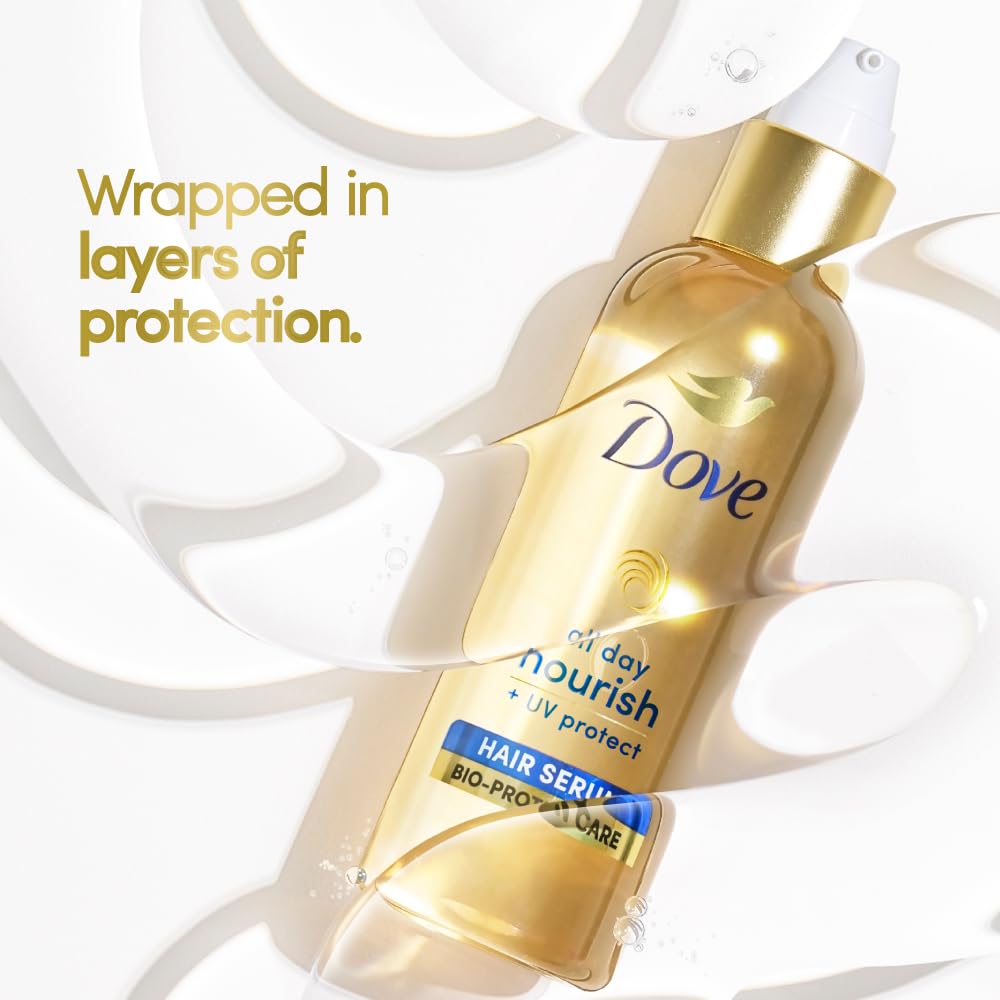 Dove All Day Nourish + UV Protect Hair Serum With Bio Protein Care - 48 ml