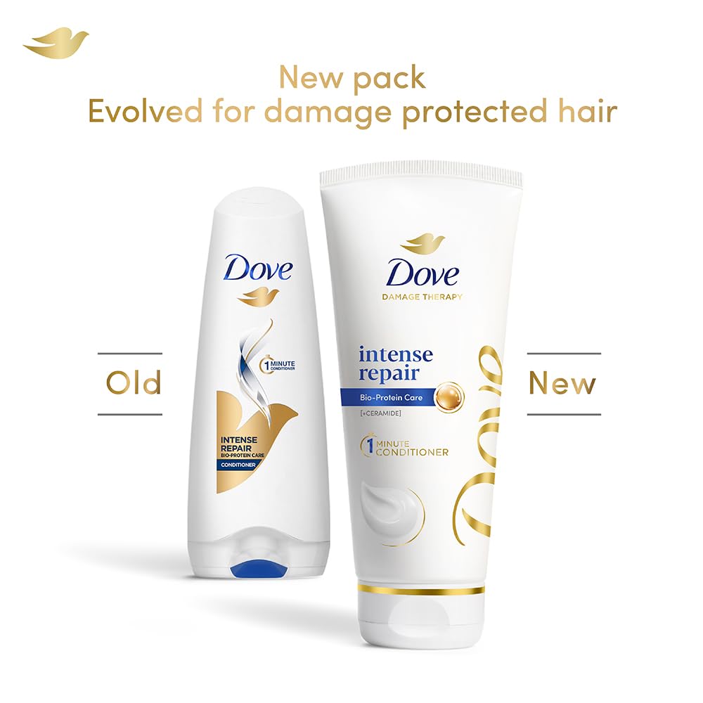 Dove Intense Repair Conditioner For Damaged, Frizzy Hair - 175 ml