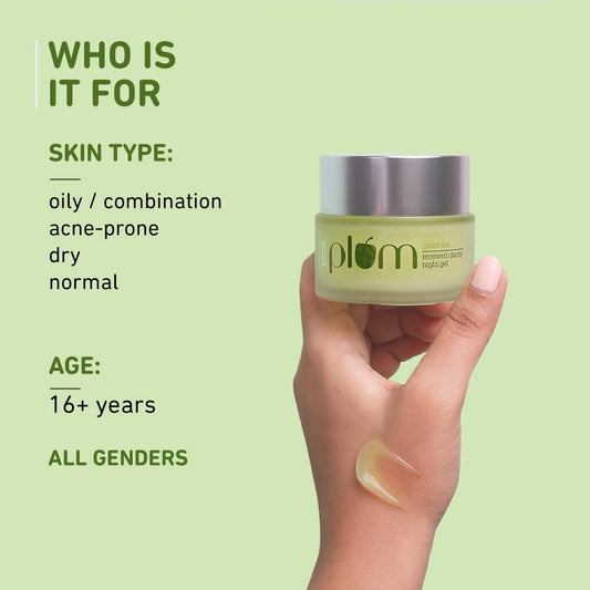 Plum Green Tea Renewed Clarity Night Gel - 50 ml