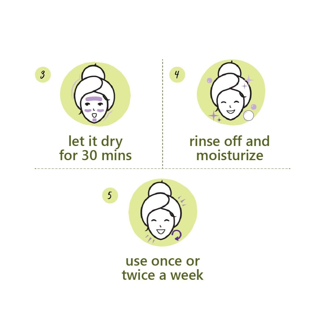 Plum Green Tea Clear Face Mask - 60 gm