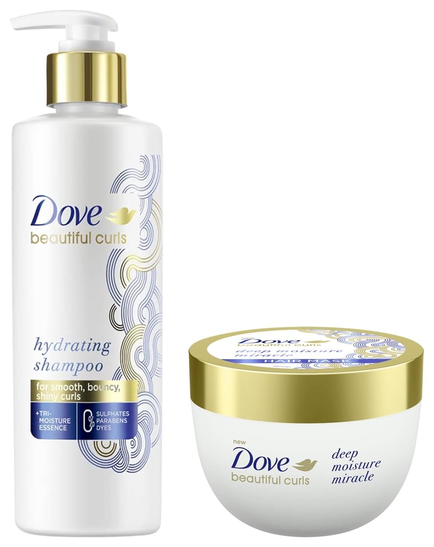 Dove Beautiful Curls Shampoo & Hair Mask Combo - combo