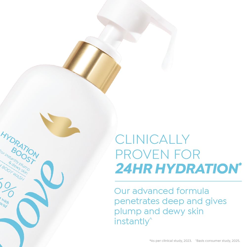 Dove 6% Hydrating Serum With Hyaluronic Acid Hydration Boost Bodywash - 300 ml