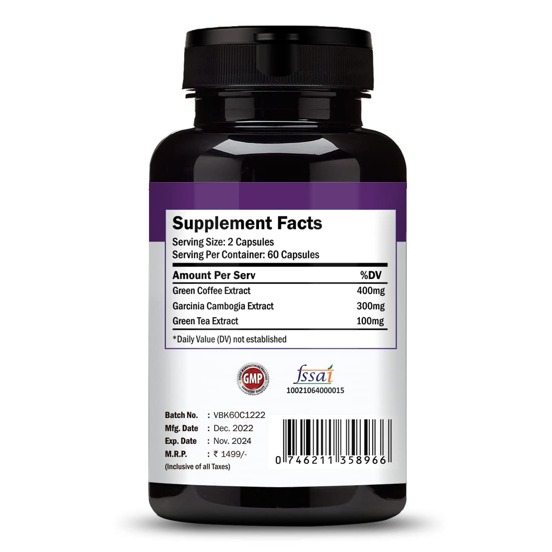 Vokin Biotech Keto Advanced with Green Coffee Extract For Weight Management
