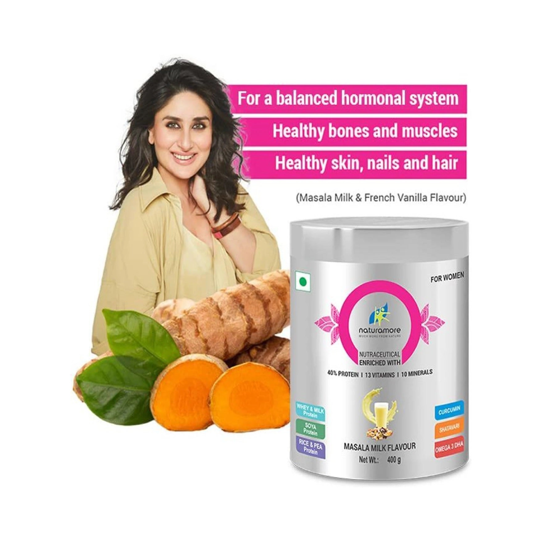 Naturamore For Woman Masala Milk Flavour 400g (400 g)