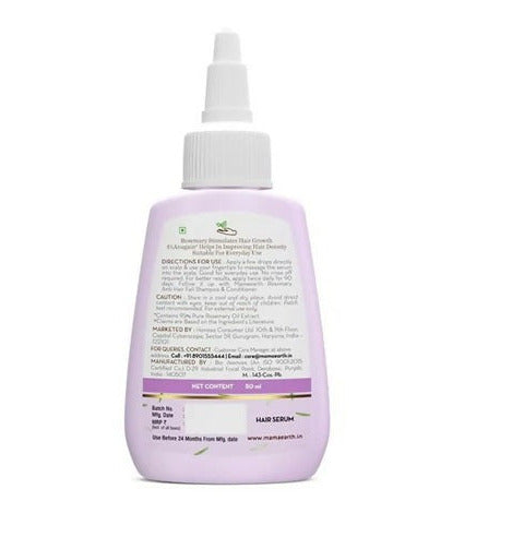 Mamaearth Rosemary Hair Growth Scalp Serum with 95% Pure Rosemary Oil - 50 ml