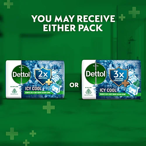 Dettol Icy Cool Soap, 100 g