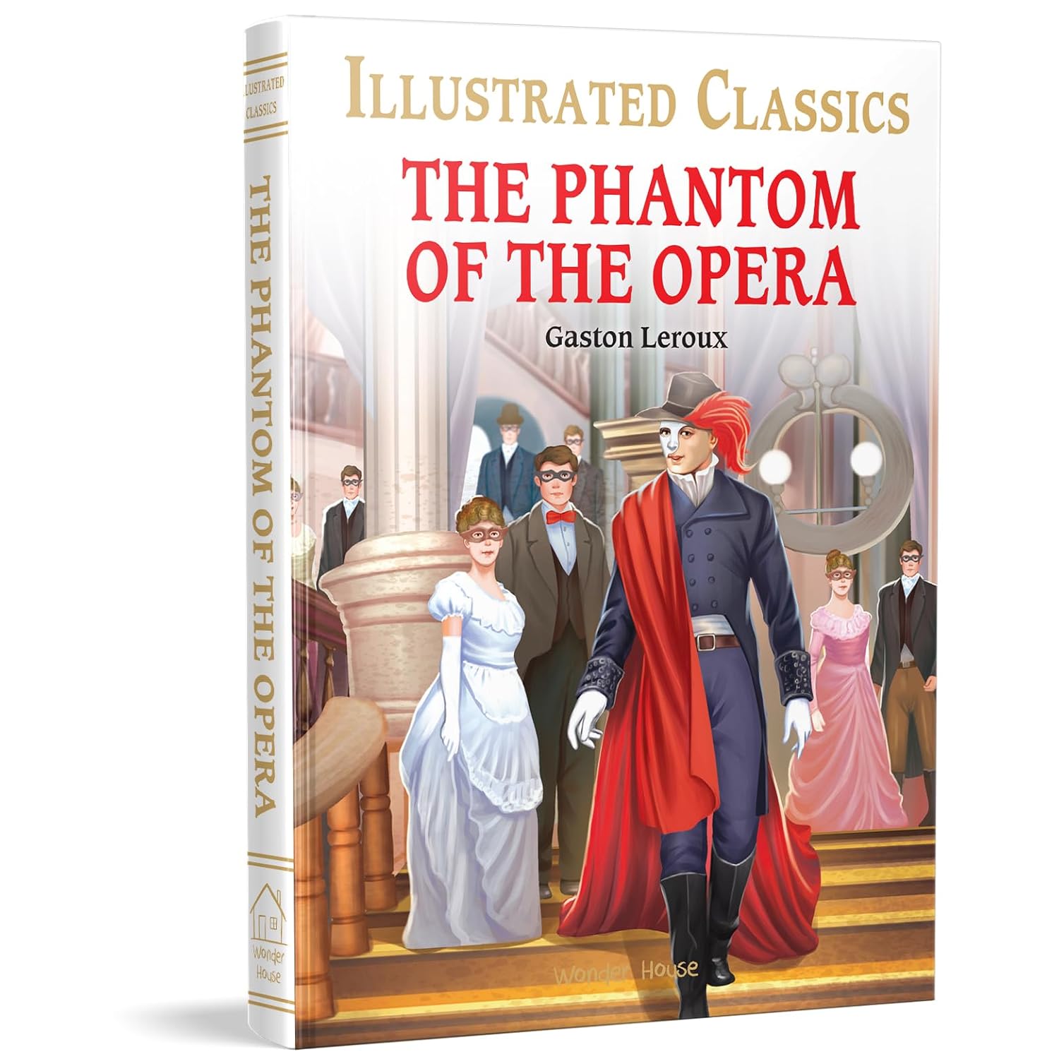The Phantom of the Opera for Kids : Illustrated Abridged Children Classic English Novel with Review Questions Hardcover