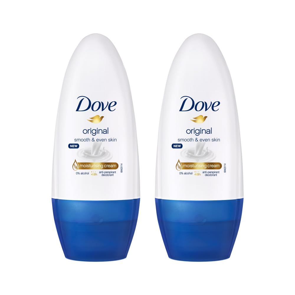 Dove Original Deodorant Roll On For Women - 50 ml - Pack of 2