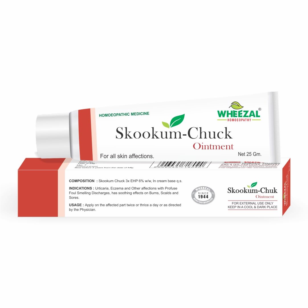 Wheezal Homeopathy Skookum-Chuk Ointment - 25 gm