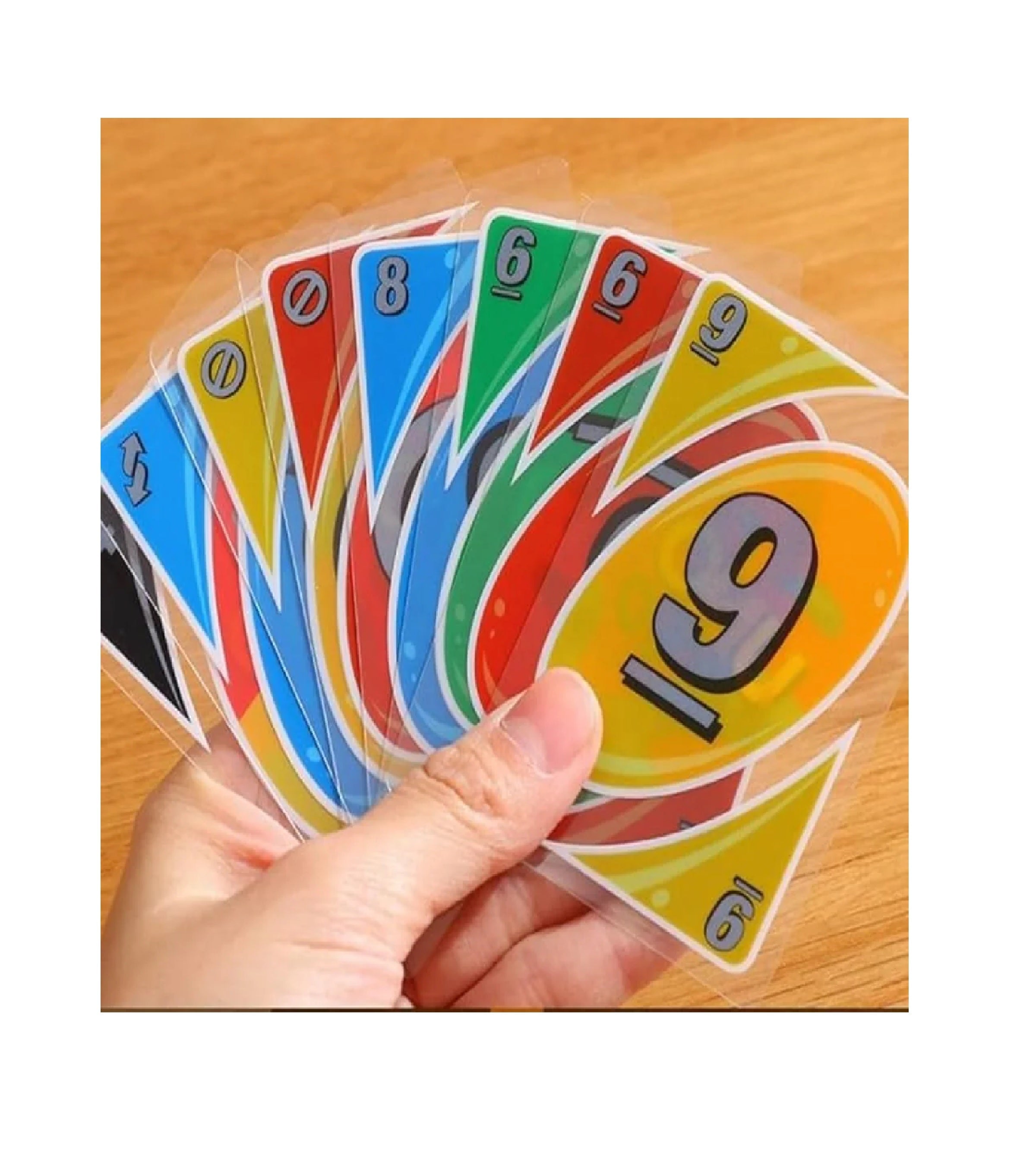 UNO H2O Card Game | Waterproof Plastic UNO Cards | Travel & Outdoor Family Game