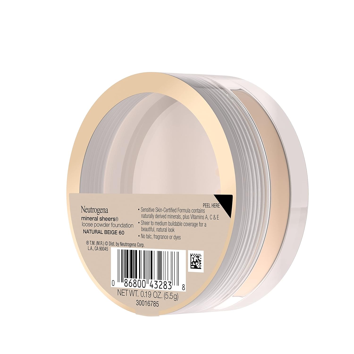Neutrogena Mineral Sheers Loose Powder Foundation, Natural Beige 60 - 5.5 gm