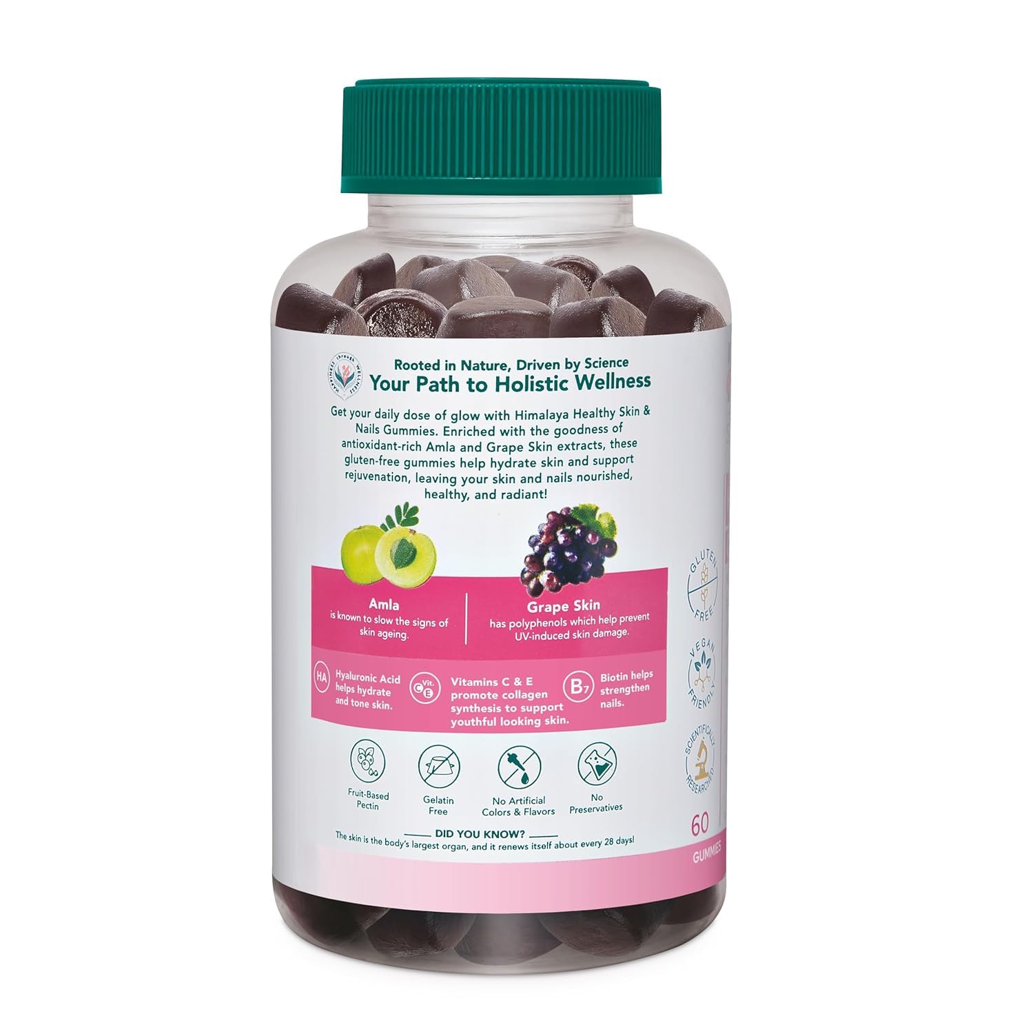 Himalaya Herbals Healthy Skin & Nail Gummies - 30 gummies