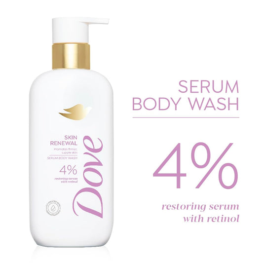Dove 4% Restoring Serum With Retinol Skin Renewal Bodywash - 300 ml
