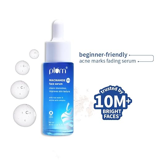 Plum 5% Niacinamide Face Serum With Rice Water - 30 ml