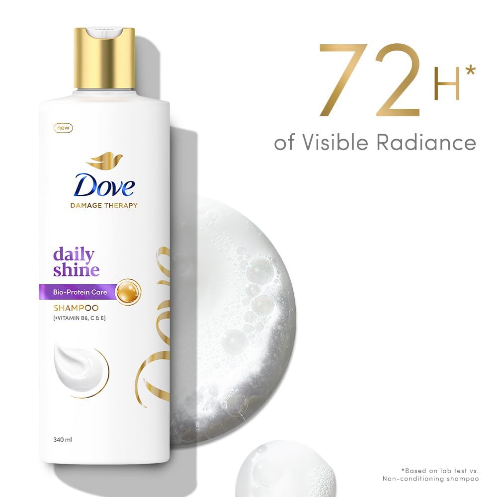Dove Daily Shine Shampoo - 340 ml