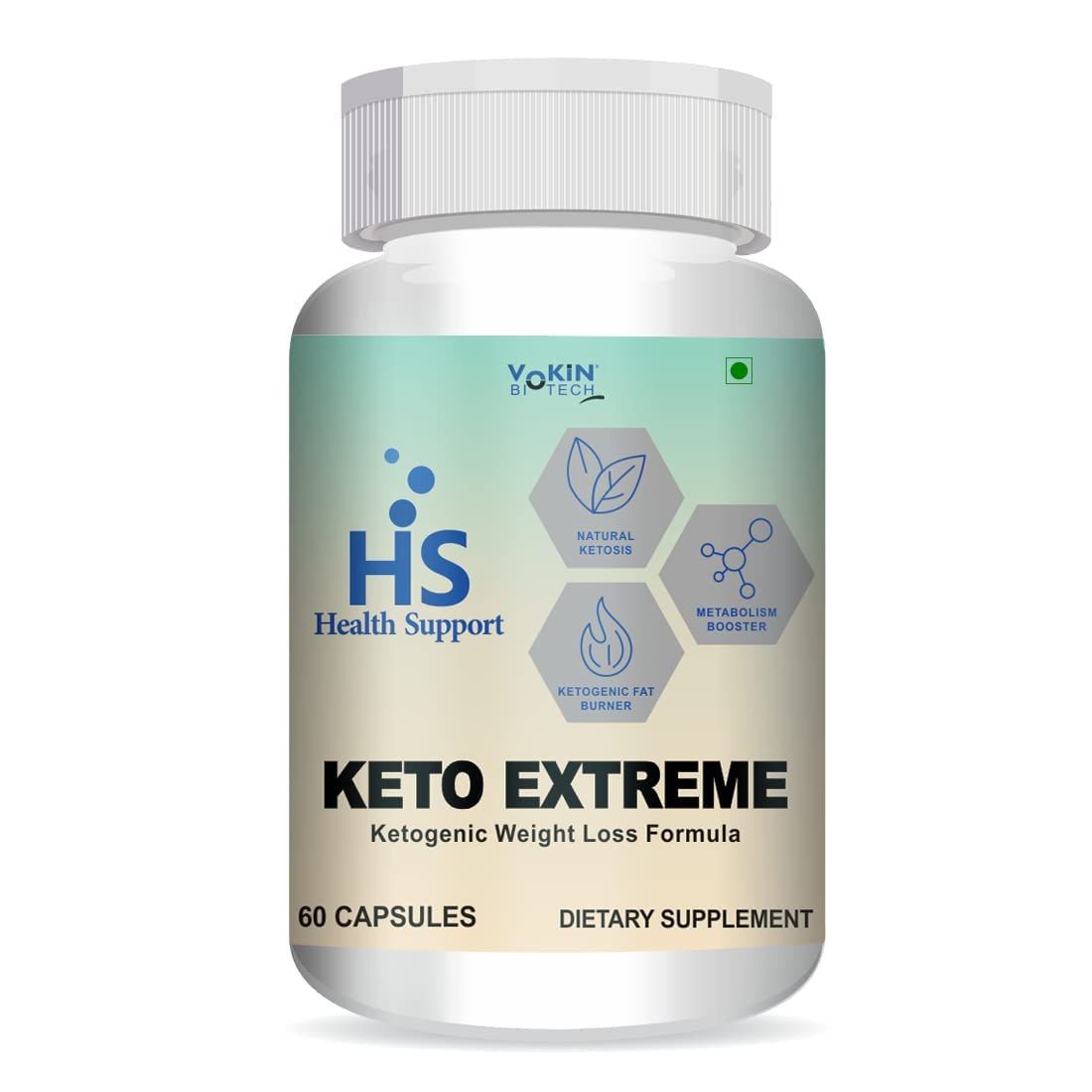 Vokin Biotech Keto Extreme Ketogenic Weight Loss Formula with Garcinia Cambogia Extract Fat Burner