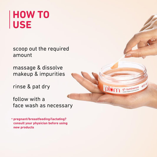 Plum E-Luminence Simply Supple Cleansing Balm - 90 gm