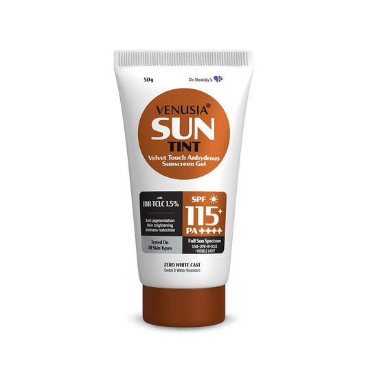 Dr. Reddy's Venusia Sun Tinted Sunscreen Gel SPF 115 - 50 gm