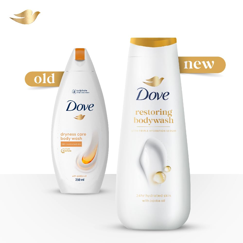 Dove Dryness Care Bodywash With Triple Hydration Serum - 300 ml