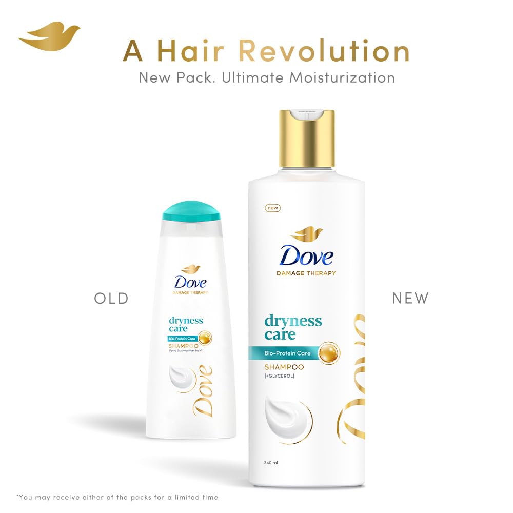 Dove Dryness Care Shampoo For Dry Hair - 340 ml