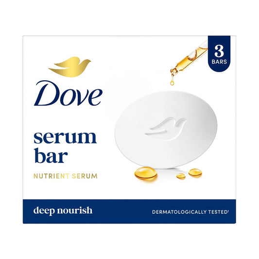 Dove Serum Bar with Nutrient Serum - 125g x 3