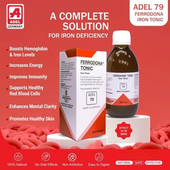Adel Homeopathy 79 Ferrodona Tonic - 250 ml