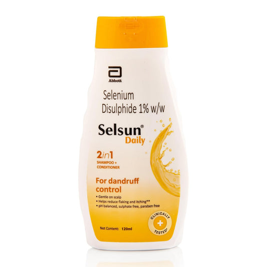 Selsun Daily Shampoo 120ml Abbott