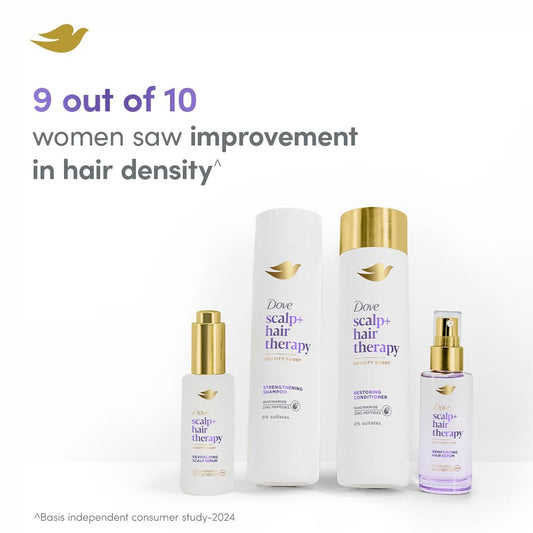 Dove Scalp+Hair Therapy Sulphate Free Density Boost Restoring Conditioner - 270 m