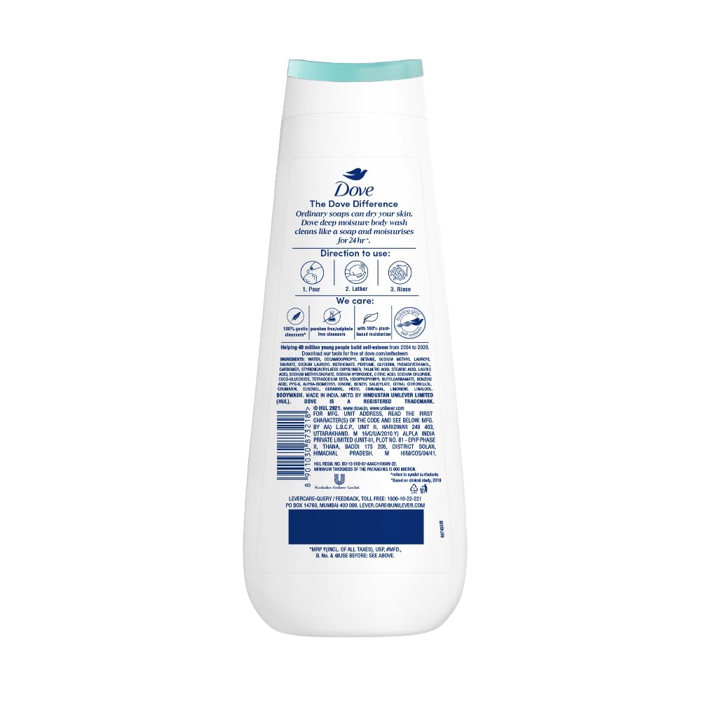 Dove Advanced Sensitive Care Body Wash With Ceramide & Nutrient Cream - 292 ml