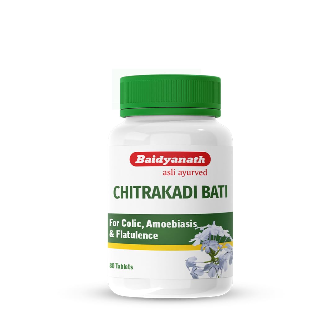 Baidyanath Chitrakadi Bati 80 Tablets