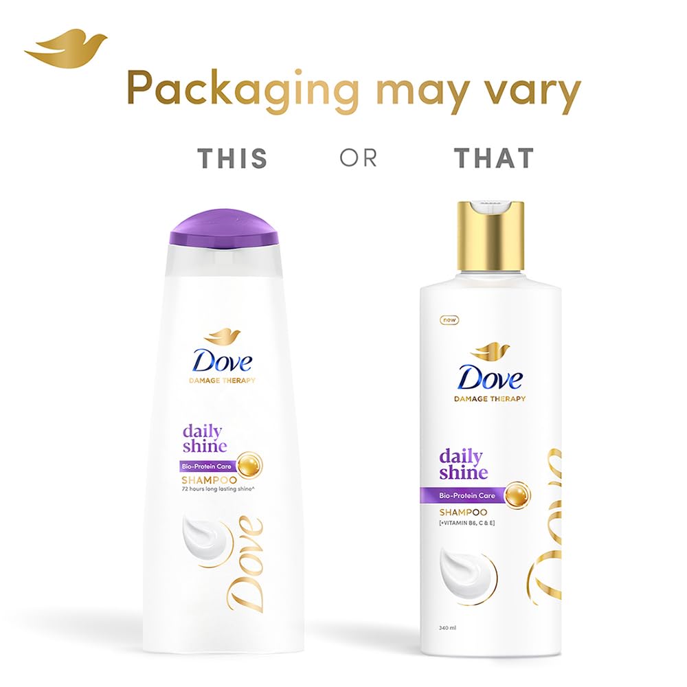 Dove Daily Shine Shampoo - 340 ml