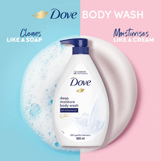 Dove Bestselling - Pomegranate Scrub & Deep Moisture Bodywash Combo - combo