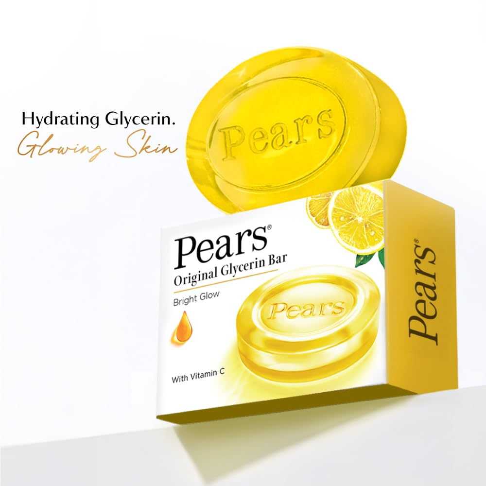 Pears Naturale Refreshing Vitamin C Bathing Bar - 125 gm - set of 4