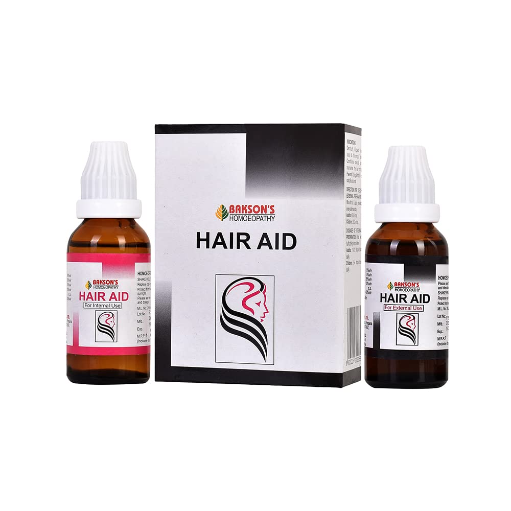 Bakson's Hair Aid Drop (Twin Pack) - 60 ml