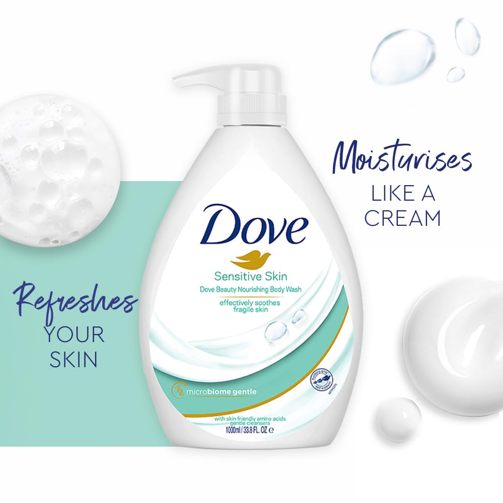 Dove Body Wash - Beauty Nourishing For Sensitive Skin - 1000 ml - Pack of 1