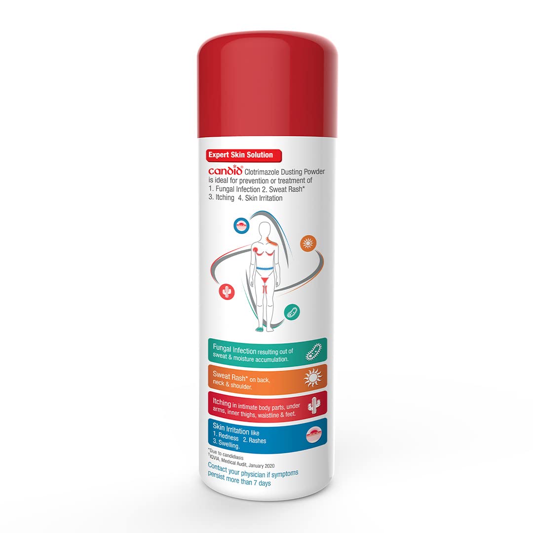 Glenmark Candid Dusting Powder 120gm