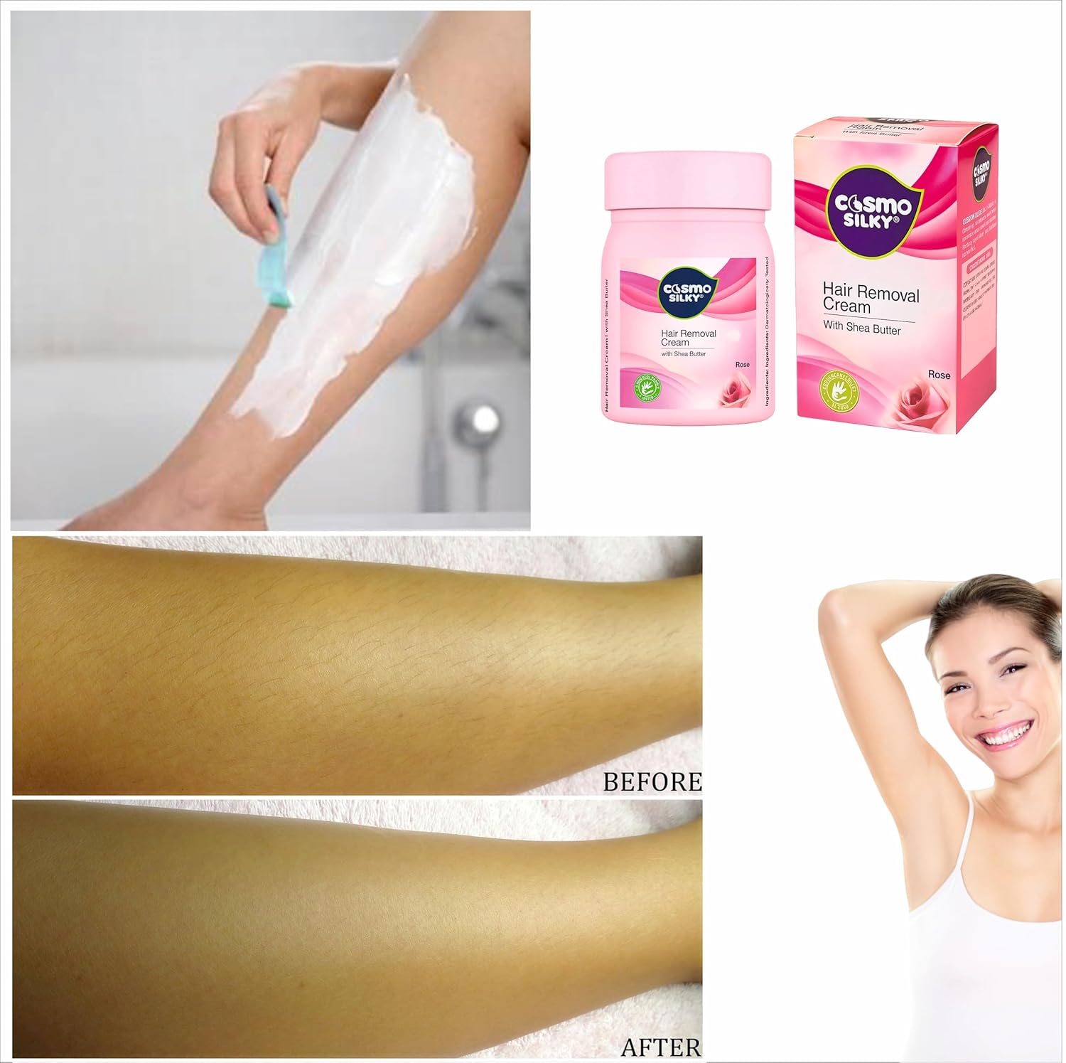 Cosmo Silky Hair Removal Cream for Women 40g