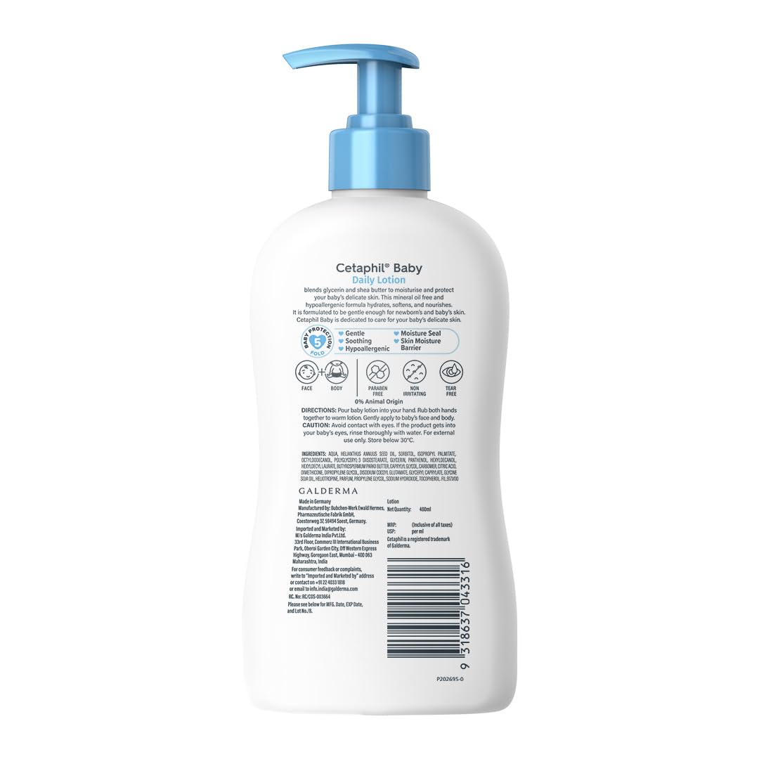 Cetaphil Baby Daily Lotion With Shea Butter - 400 ml