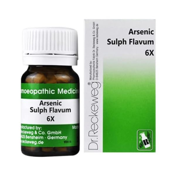 Dr. Reckeweg Arsenic Sulph Flavum Trituration Tablets - 20 gm