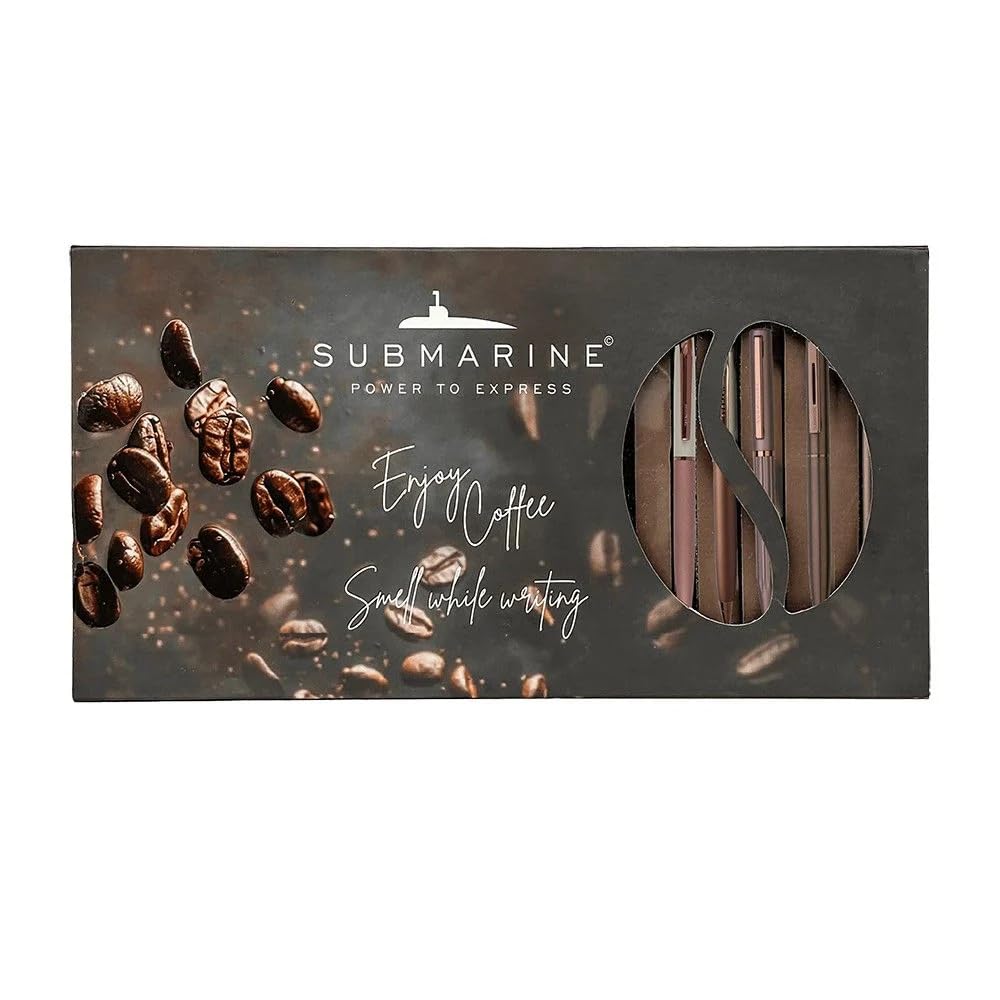 Submarine 1625 Premium Coffee Aroma Pen & Diary Gift Set