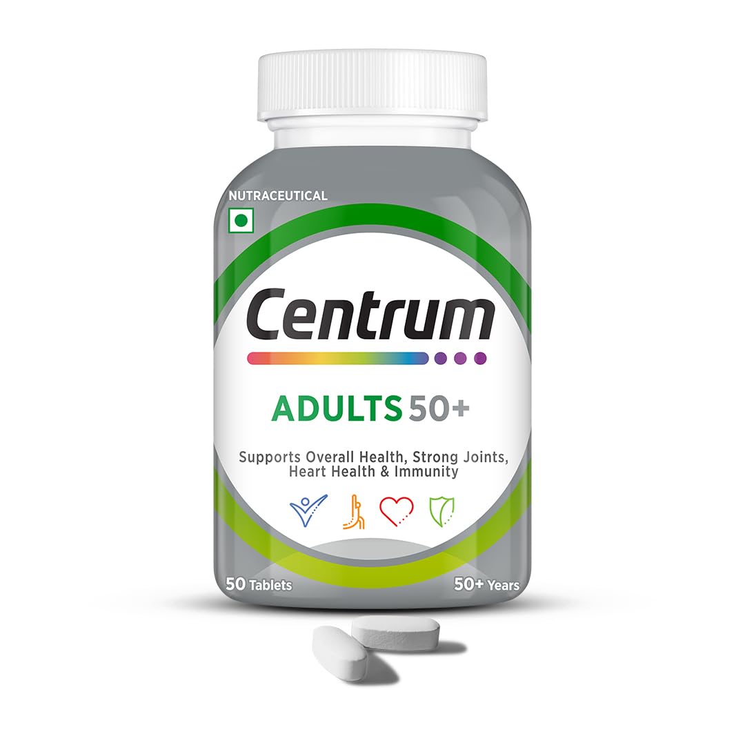 Centrum Adults 50+ Multivitamin Tablet for Men & Women,50 tablets